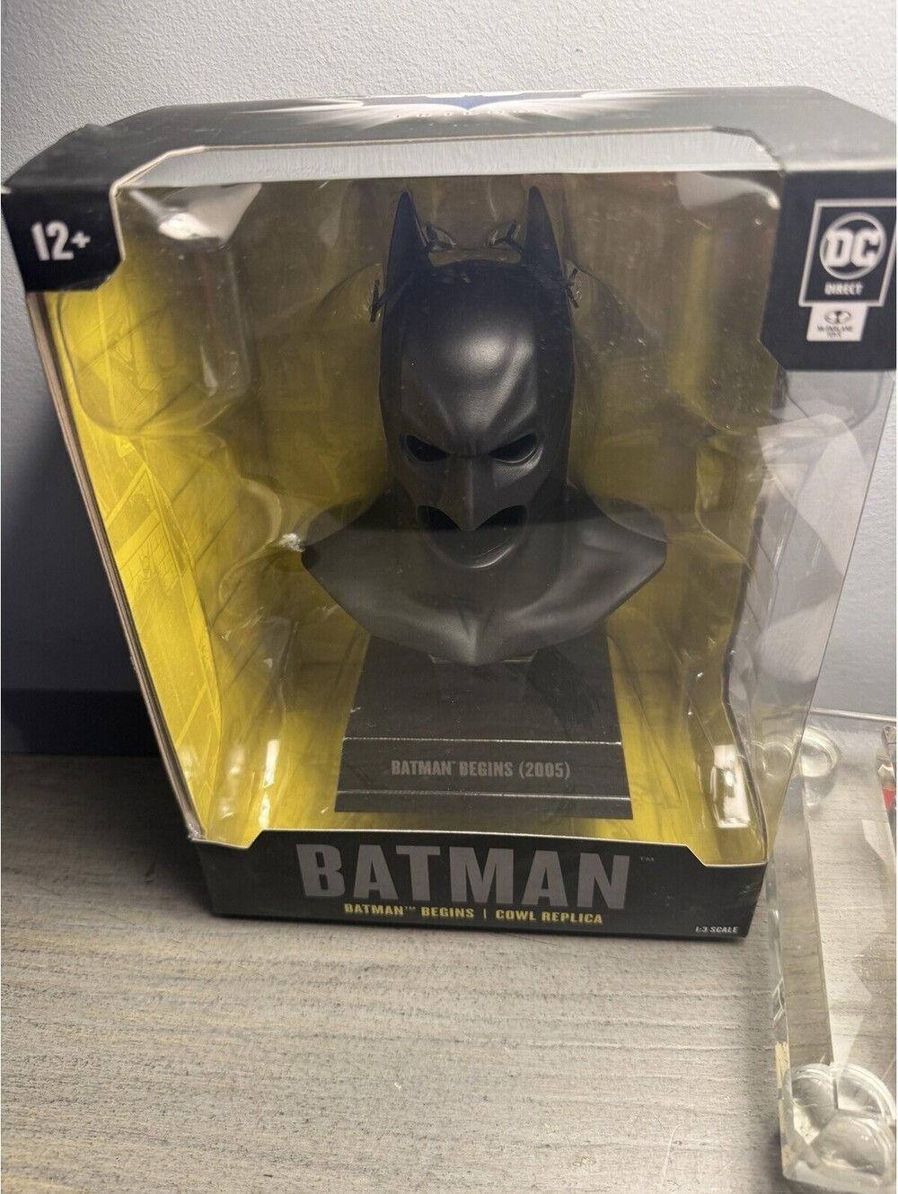 Batman Begins 2005 Cowl Replica 1:3 Scale DC Direct Dark Knight Trilogy Boxed
